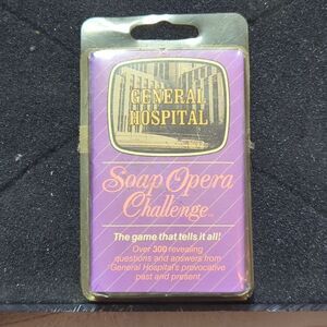 Soap Opera Challenge GENERAL HOSPITAL Vintage Card Game New in Package w/ Dice!